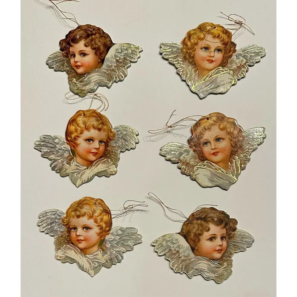 Ornaments 1984 Merrimack Publ. Corp. Cherubs & 1986 B. Shackman & Co. Angels